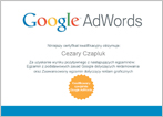 Certyfikat Adwords